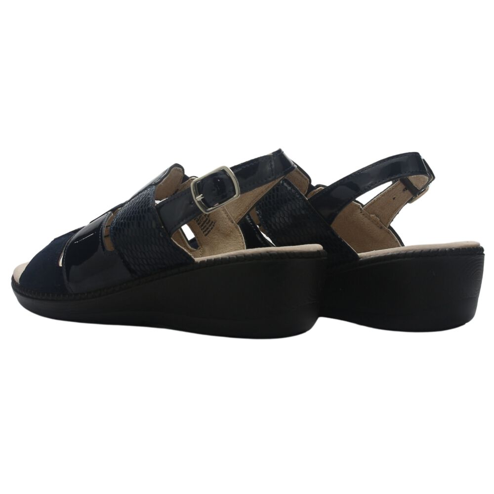 Sandalia Mujer Casual Azul Marino Chalada Lupe-85 image number 5.0